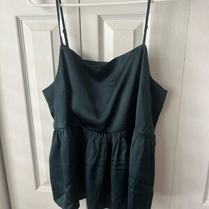 NWT Express Green Flowy Tank Shirt